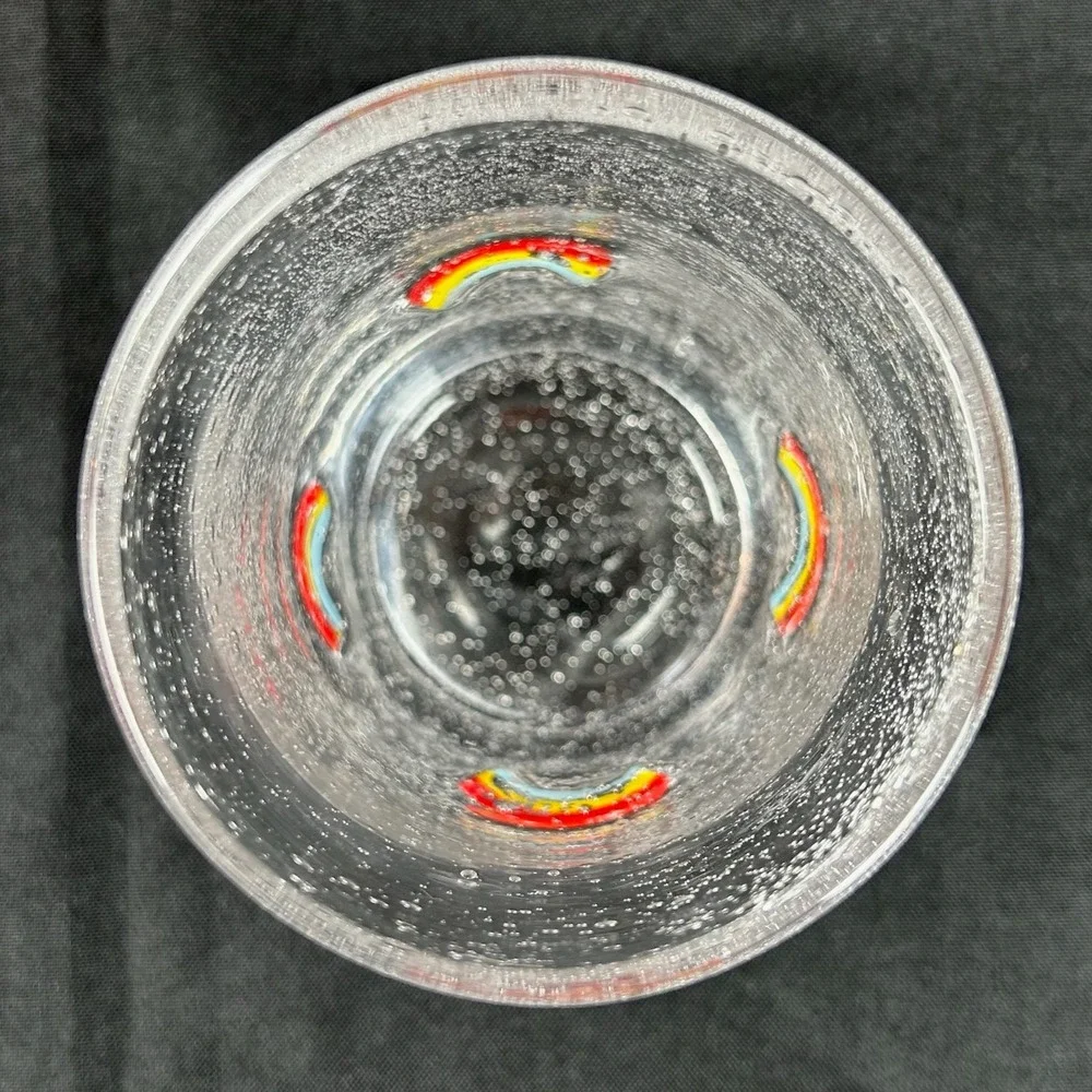 Anthropologie Dupe RAINBOW Icon Juice Glass High Ball Cups Viral VHTF